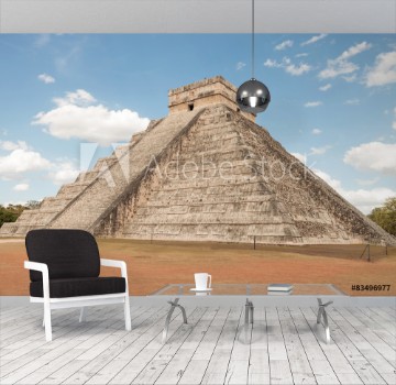 Bild på Ancient pyramid in Tulum Mexico